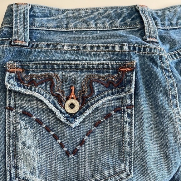 Miss Me jean women’s Light Highland 02 JP4275 bootcut blue flap pocket Sz 29 - Picture 8 of 12